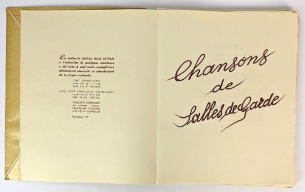 Chansons de Salles de Garde. Internat Quartier Latin - Image 4
