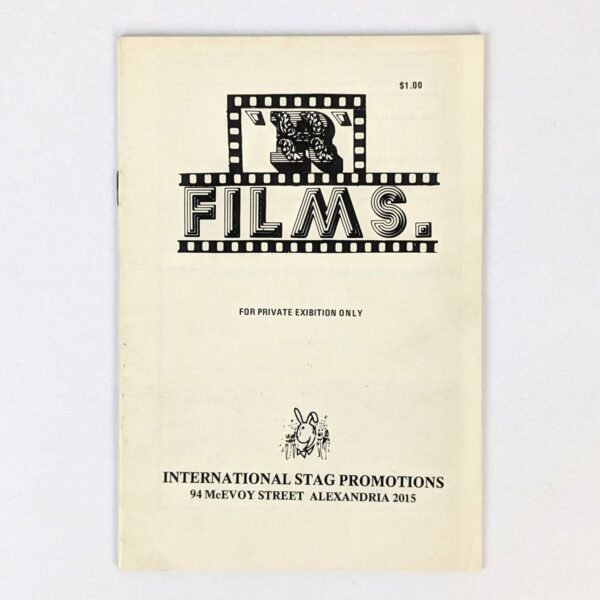 Films. For Private Exhibition Only