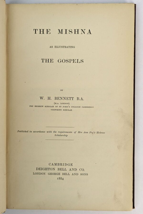 The Mishna as Illustrating the Gospels - Image 2
