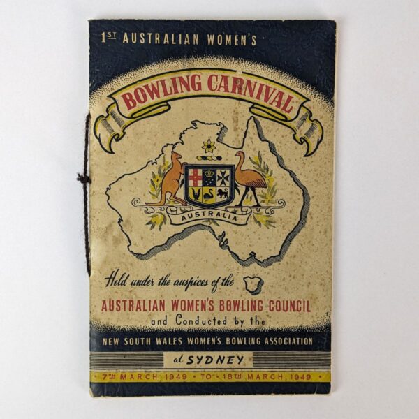 First Australian Women's Bowling Carnival