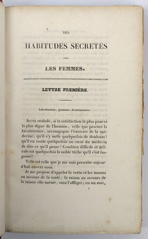 Des Habitudes Secretes ou des Maladies Produites par l'Onanisme chez les Femmes - Image 3