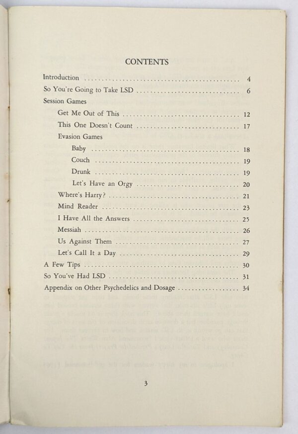 Session Games People Play: A Manual for the Use of LSD - Image 3
