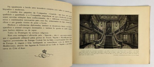 Cosulich Line Saturnia (Souvenir and Menu) - Image 3