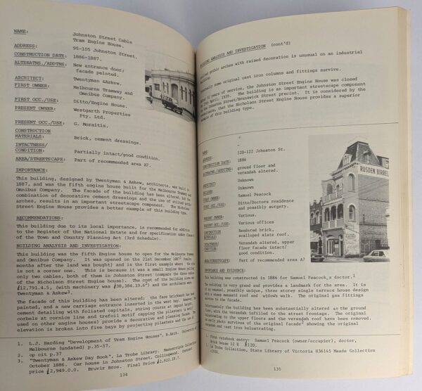 North [and] South Fitzroy Conservation Study (2 Volumes) - Image 5