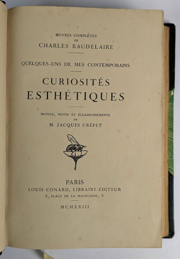 Oeuvres Completes de Charles Baudelaire - Image 2