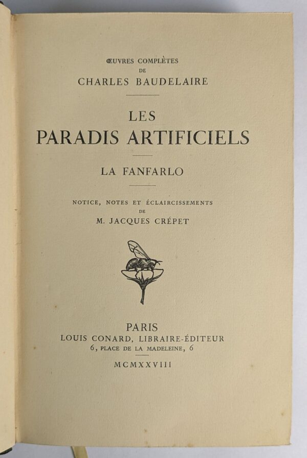 Oeuvres Completes de Charles Baudelaire - Image 3