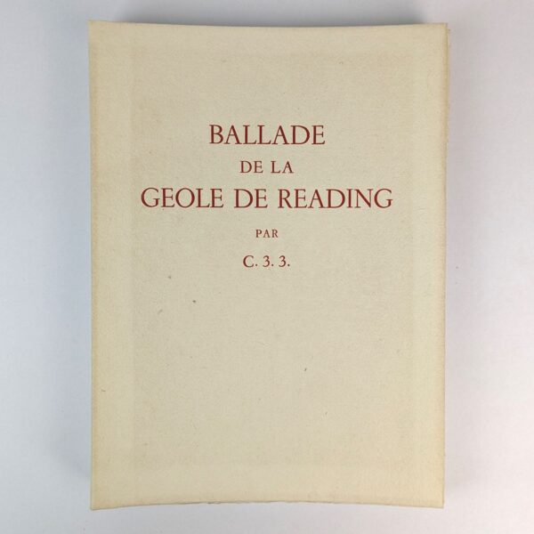 Ballade de la Geole de Reading / The Ballad of Reading Gaol. Burins Originaux de Tavy Notton - Image 2