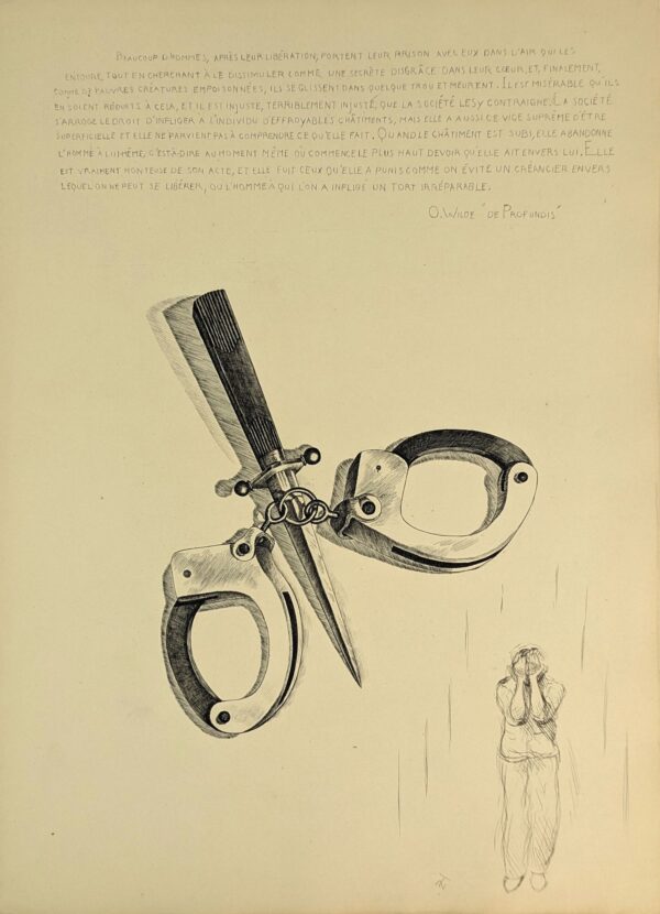Ballade de la Geole de Reading / The Ballad of Reading Gaol. Burins Originaux de Tavy Notton - Image 4