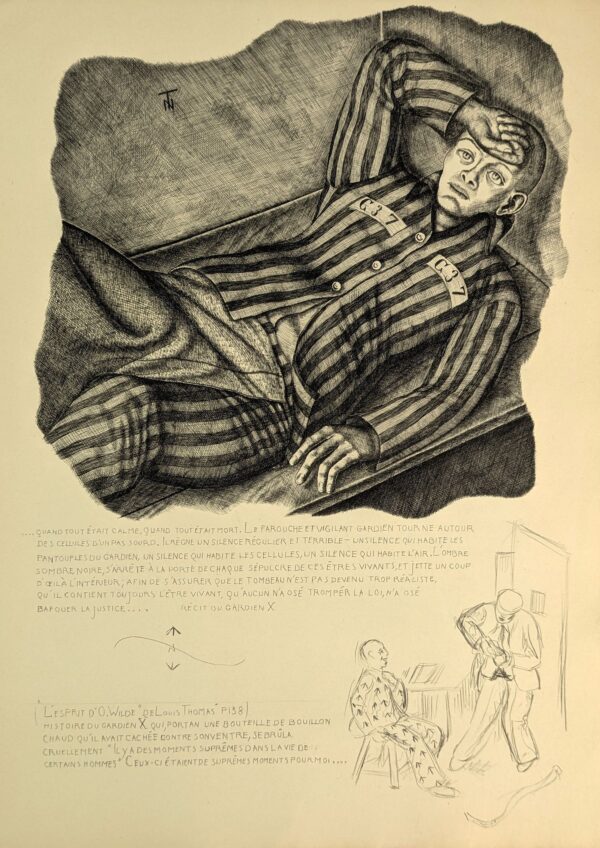 Ballade de la Geole de Reading / The Ballad of Reading Gaol. Burins Originaux de Tavy Notton - Image 5