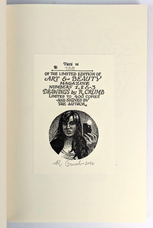 Art & Beauty Magazine: Numbers 1, 2 & 3: Drawings by R. Crumb - Image 2