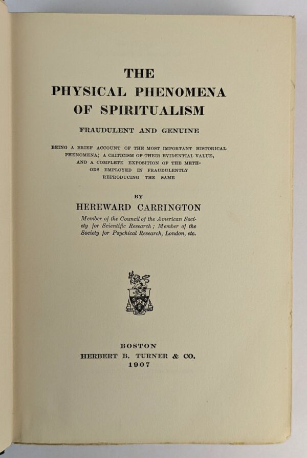 The Physical Phenomena of Spiritualism: Fraudulent and Geniune - Image 2