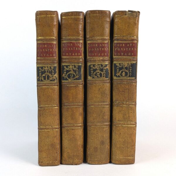 A Voyage Round the World, Performed in His Britannic Majesty's Ships the Resolution and Adventure, in the Years 1772, 1773, 1774, and 1775. (4 Volumes)