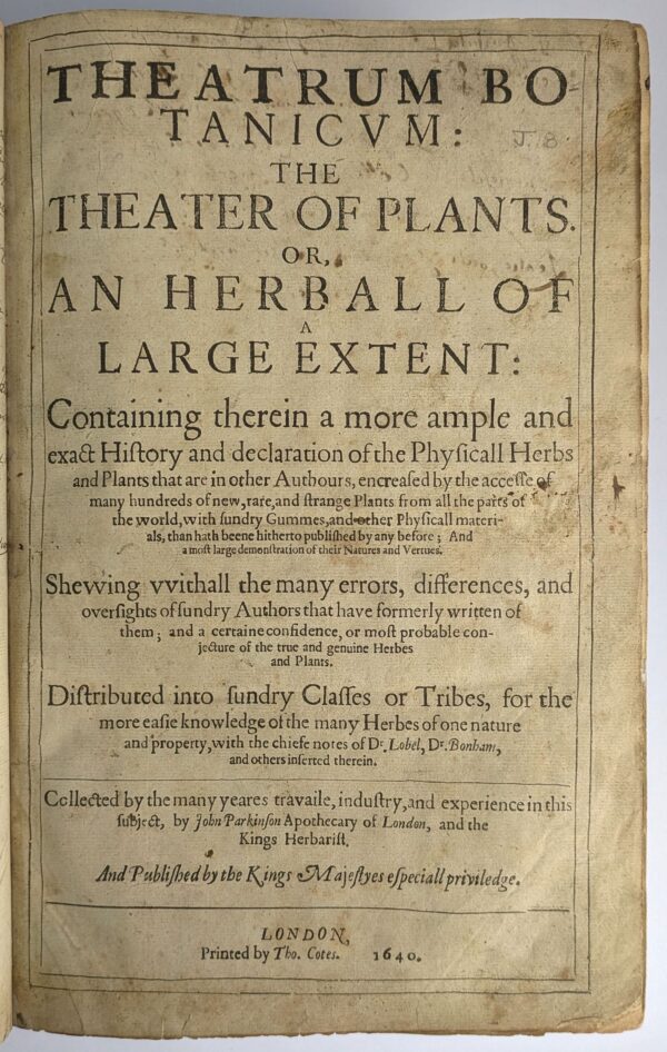 Theatrum Botanicum: The Theater of Plants. Or, An Herball of Large Extent - Image 2