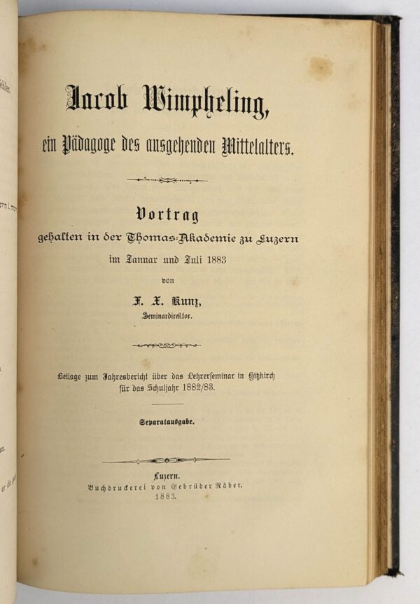 Gutmeinung uber den Talmud der Hebraer / Die Leiden des Messias / Jacob Wimpheling / Leo Hebraeus - Image 4