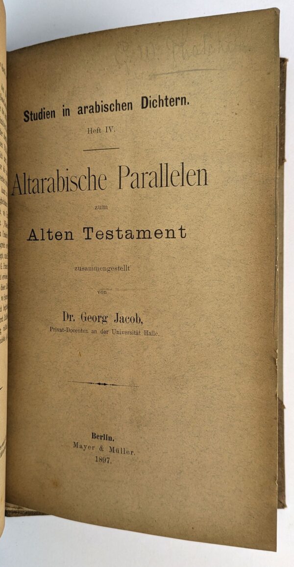 Ueber die judische Angelologie und Daemonologie / Die Bibel als Quelle fur Folkloristik / Altarbische Parallelen - Image 5