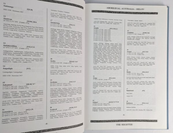 Aboriginal Australia: Register of Tribe, Clan, Horde, Linguistic Group, Language Names and AIATSIS Language Codes - Including Synonyms, Misnomers and Approximate Locations - Image 2