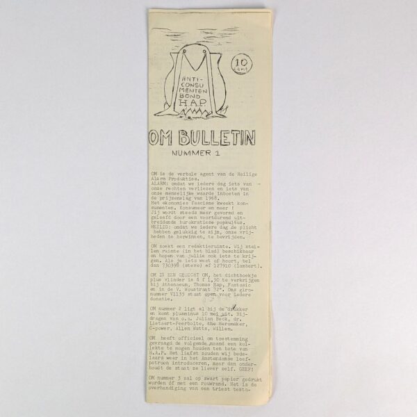 Om Bulletin Nummer 1