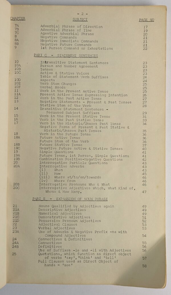 Statement of the Phonology & Grammar of the Huli Language - Image 3
