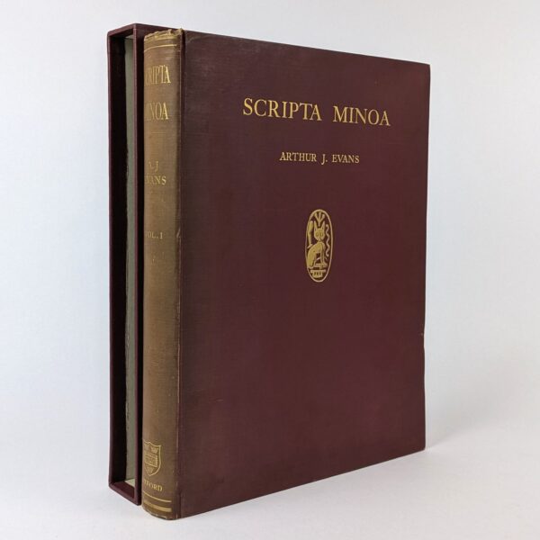 Scripta Minoa Volume I