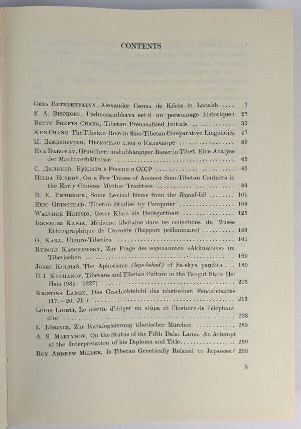 Proceedings of the Csoma de Koros: Memorial Symposium - Image 2