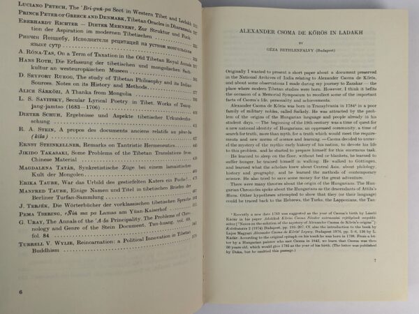 Proceedings of the Csoma de Koros: Memorial Symposium - Image 3