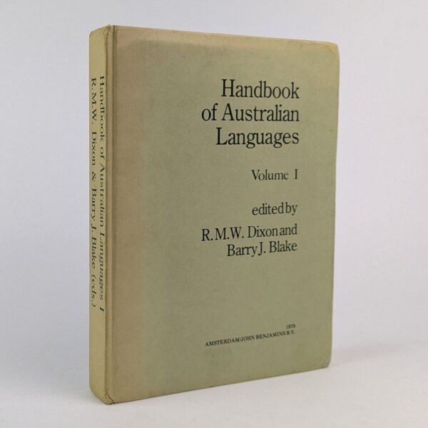 Handbook of Australian Languages Volume I