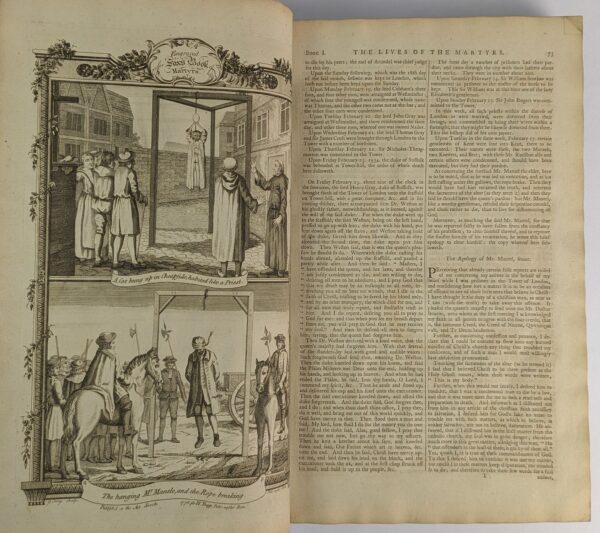 The Book of Martyrs: Containing an Account of the Sufferings & Death of the Protestants in the Reign of Queen Mary the First. - Image 3