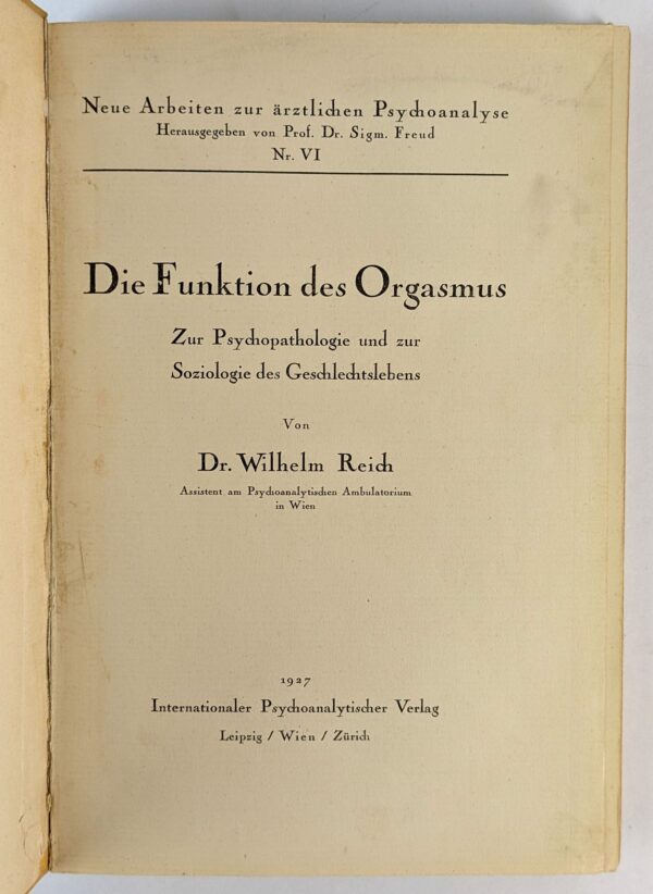 Die Funktion des Orgasmus: Zur Psychopathologie und zur Soziologie des Geschlechtslebens - Image 2