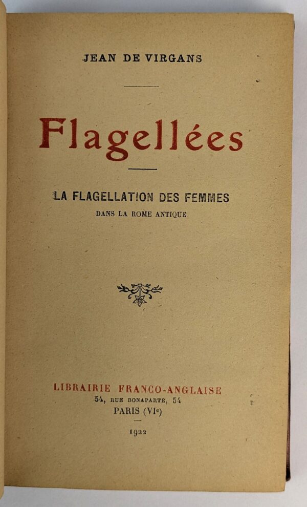 Flagellees: La Flagellation des Femmes dans la Rome Antique - Image 3