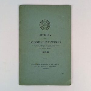 History of Lodge Chatswood, 1913-34