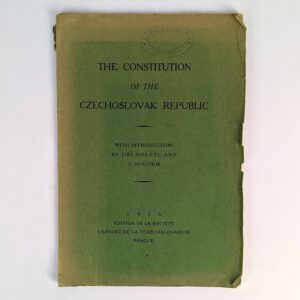 The Constitution of the Czechoslovak Republic