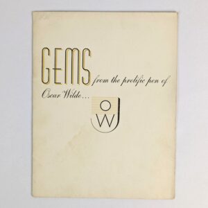Gems from the Prolific Pen of Oscar Wilde