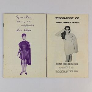 Tyson-Rose Rubber Garments Catalog (2 Volumes)