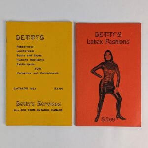 Betty's Latex Fashions Catalog (2 Volumes)