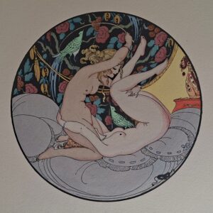 Douze Sonnets lascifs pour accompagner la suite d'aquarelles intitulee Les Delassements d'Eros