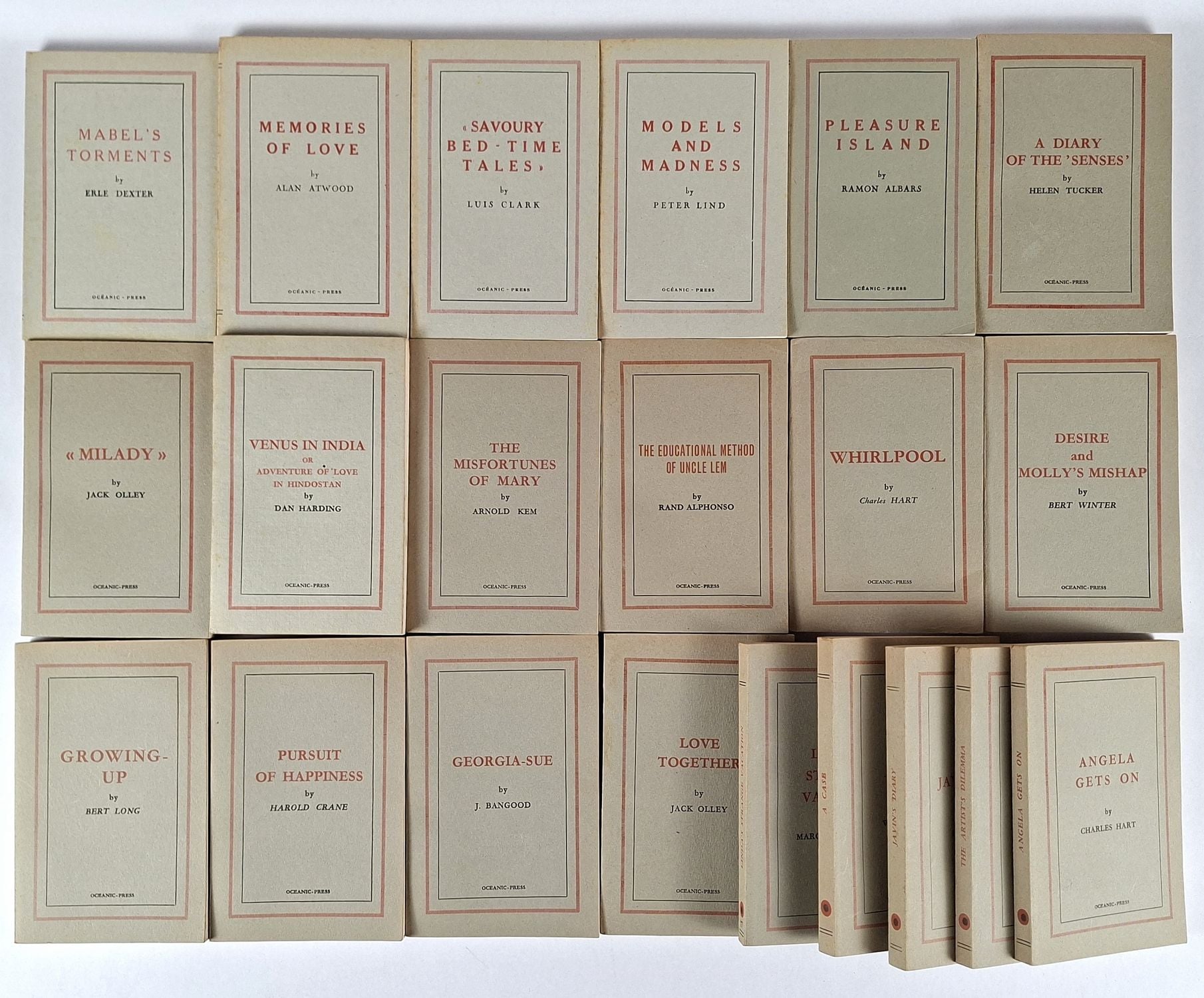 Complete Set of the Oceanic Press Erotica from the Collection of Gershon Legman - Image 2
