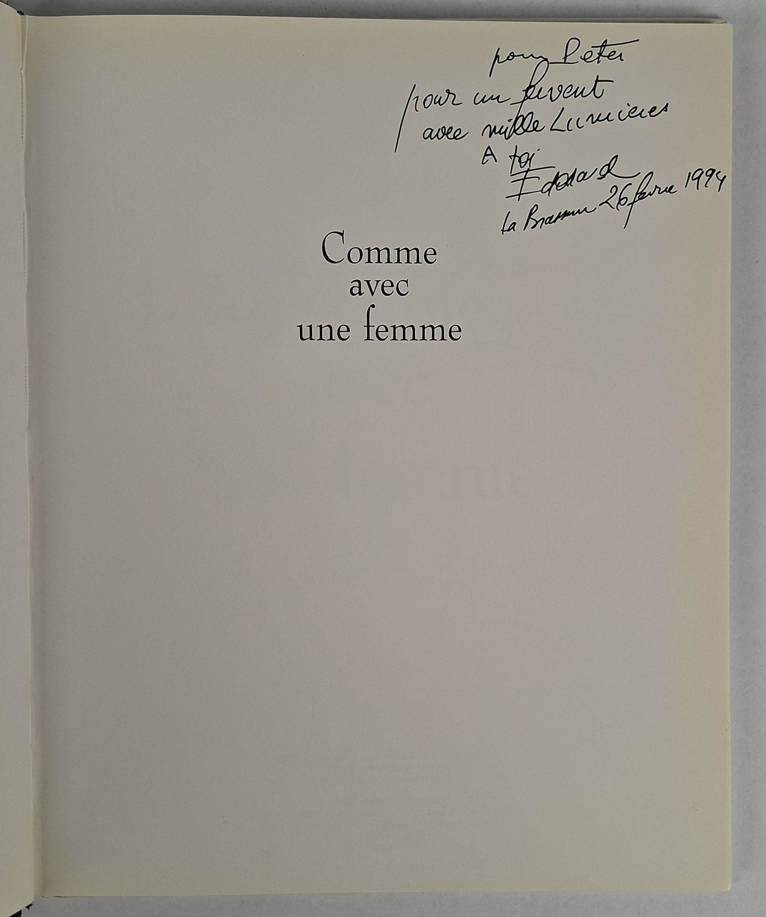 Comme avec une Femme - Image 2