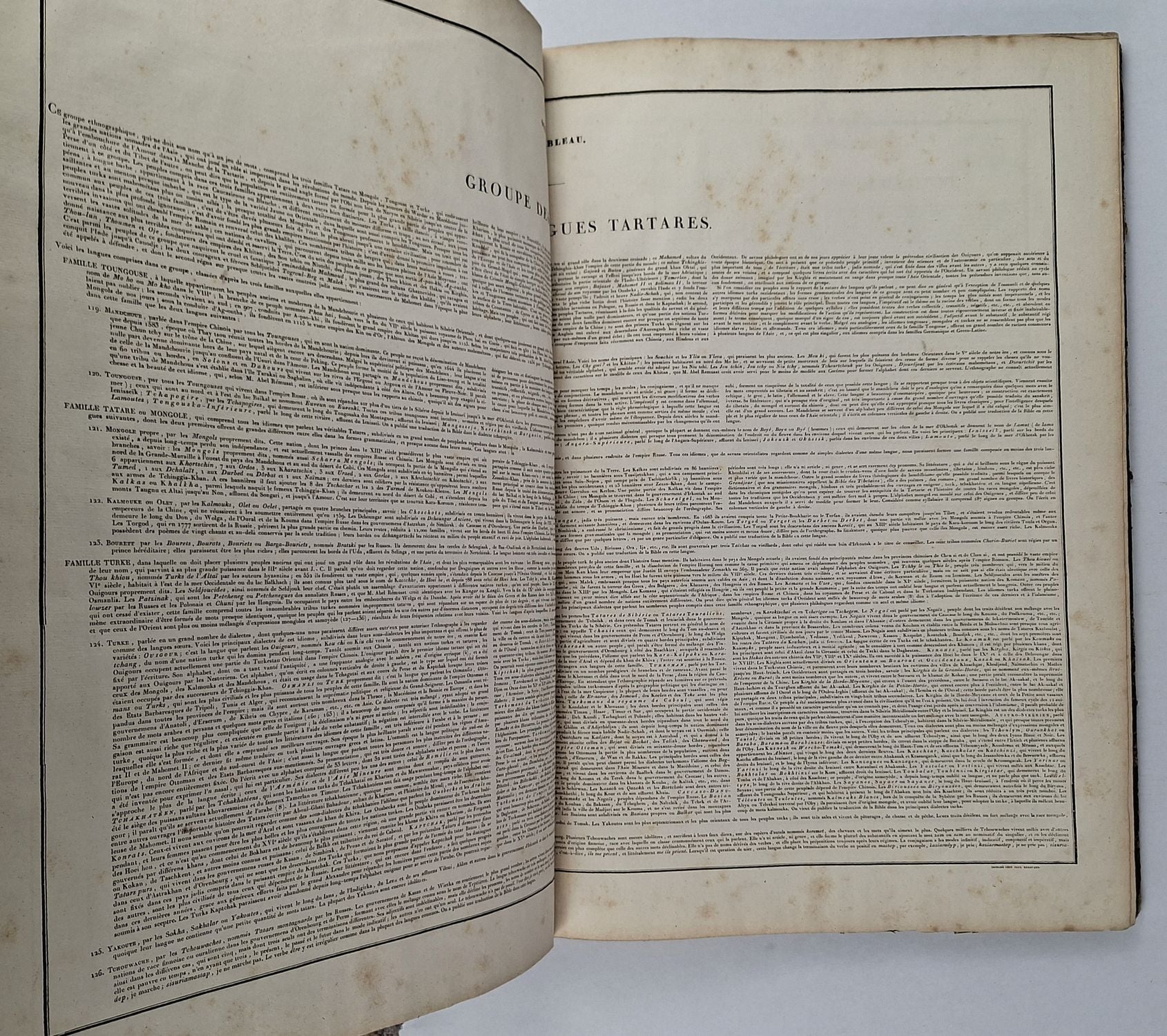Atlas Ethnographique du Globe, ou Classification des Peuples Anciens et Modernes d'apres Leurs Langues, - Image 3