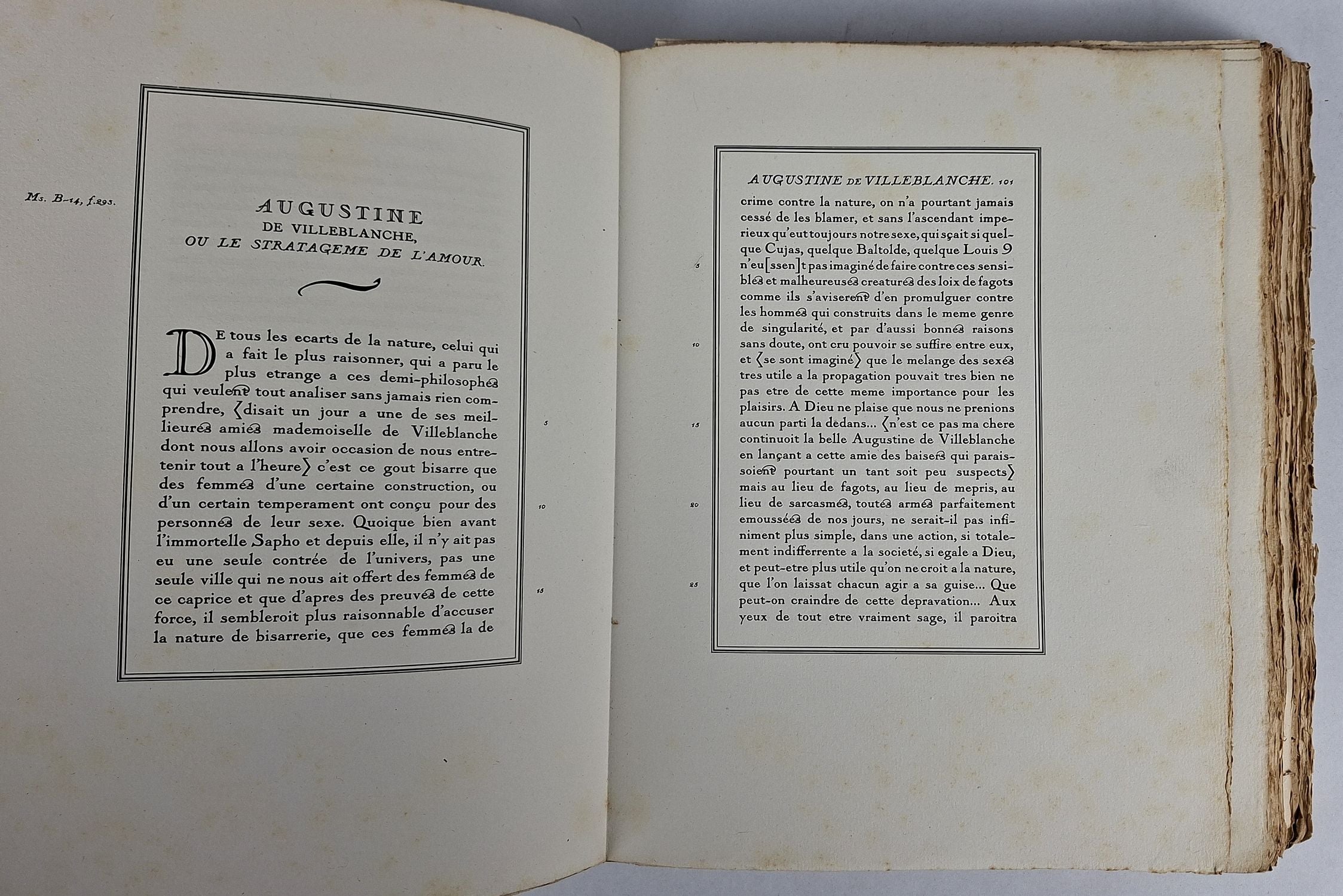 Historiettes, Contes & Fabliaux du Marquis de Sade, Publies Pour la Premiere Fois Par Maurice Heine - Image 4