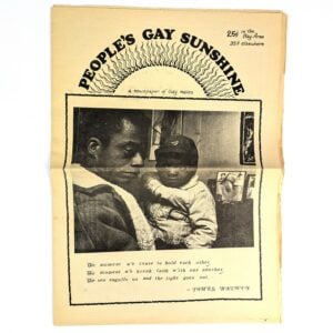 People's Gay Sunshine: A Newspaper of Gay Males
