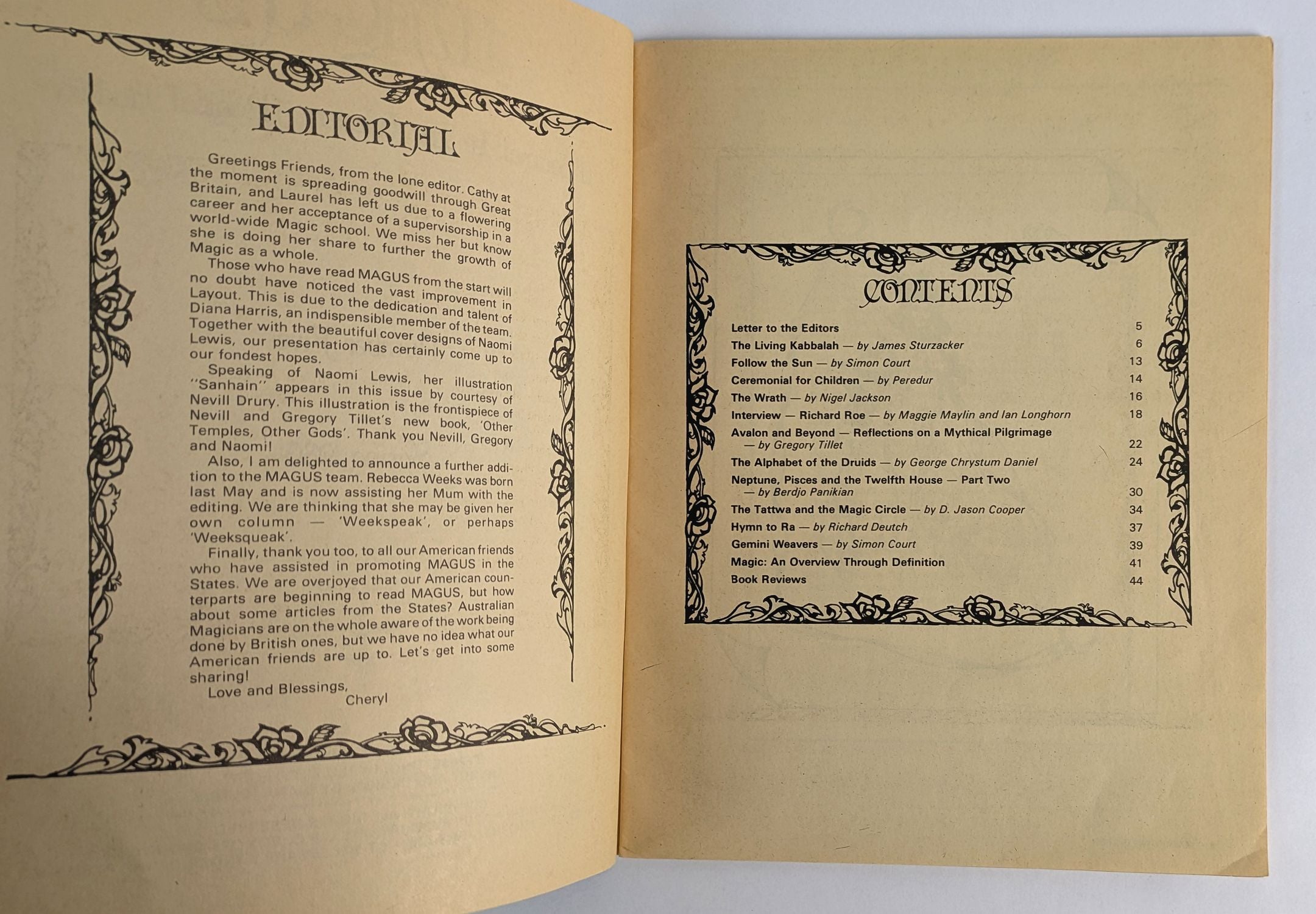 Magus: A Journal In The Western Magical Tradition: Number Five, Spring 1980 - Image 2