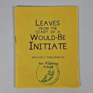Leaves from the Diary of a Would-Be Initiate