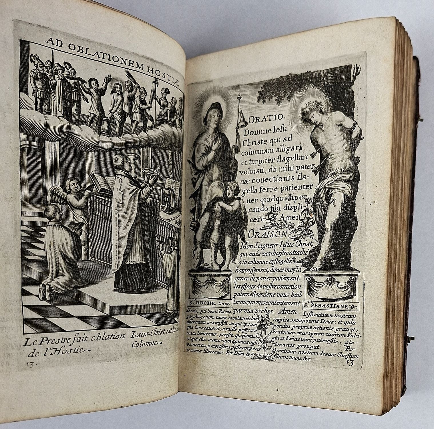 Le Tableau de la Croix Represente dans les ceremonies de la Sainte messe ensemble le tresor de la devotion aux soufrancesde N.re I. C. le tout enrichi de belles figures - Image 6