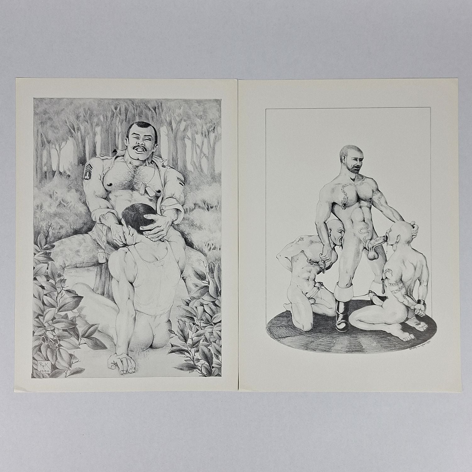 Archive of Homoerotic Prints with Catalogue and TLS - Image 3