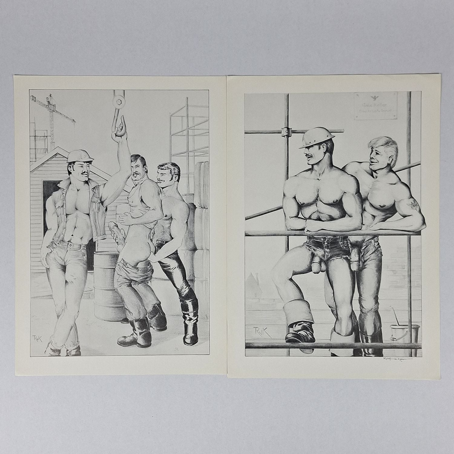Archive of Homoerotic Prints with Catalogue and TLS - Image 4