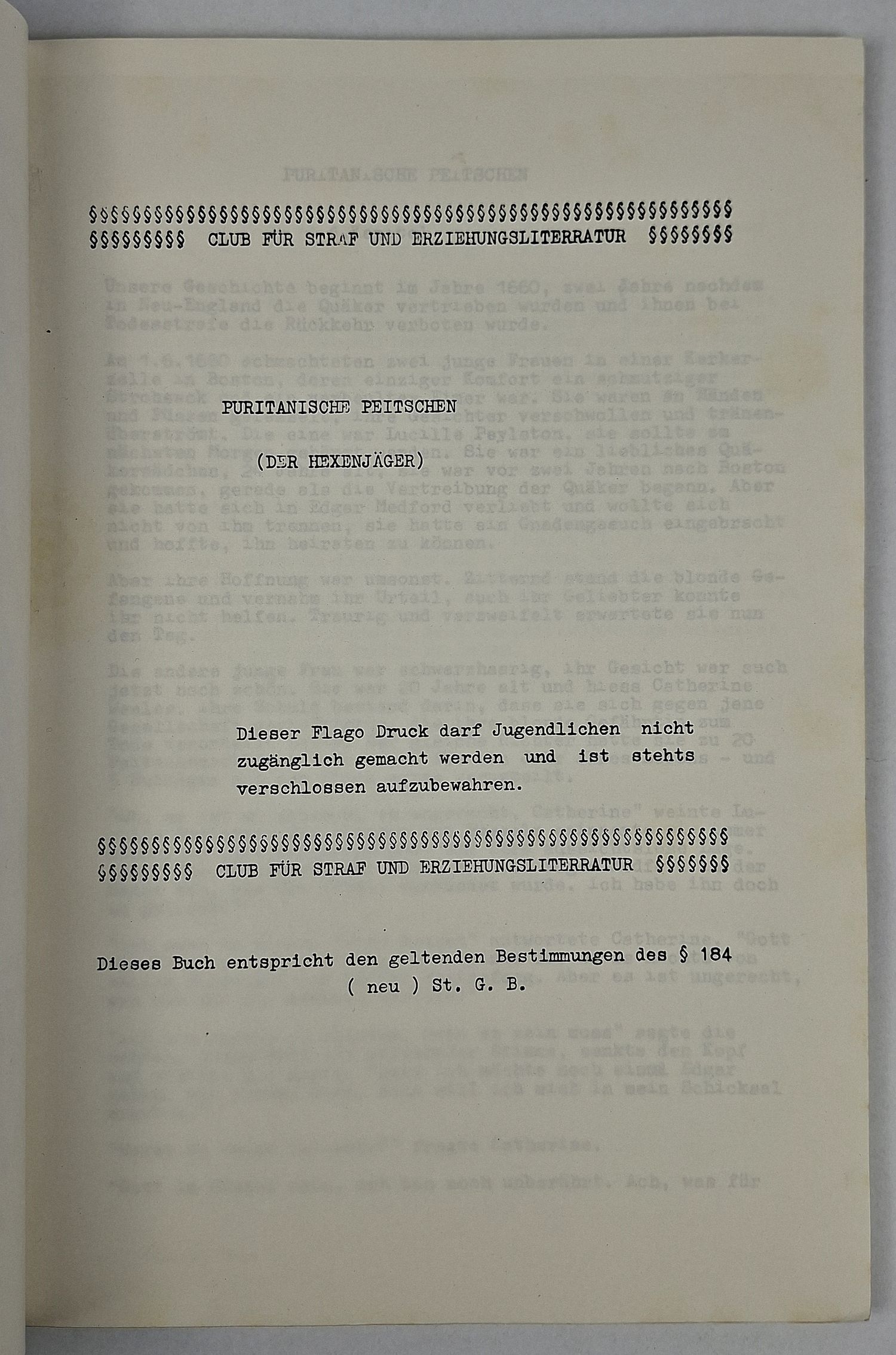 Puritanische Peitschen (Der Hexenjager) - Image 2