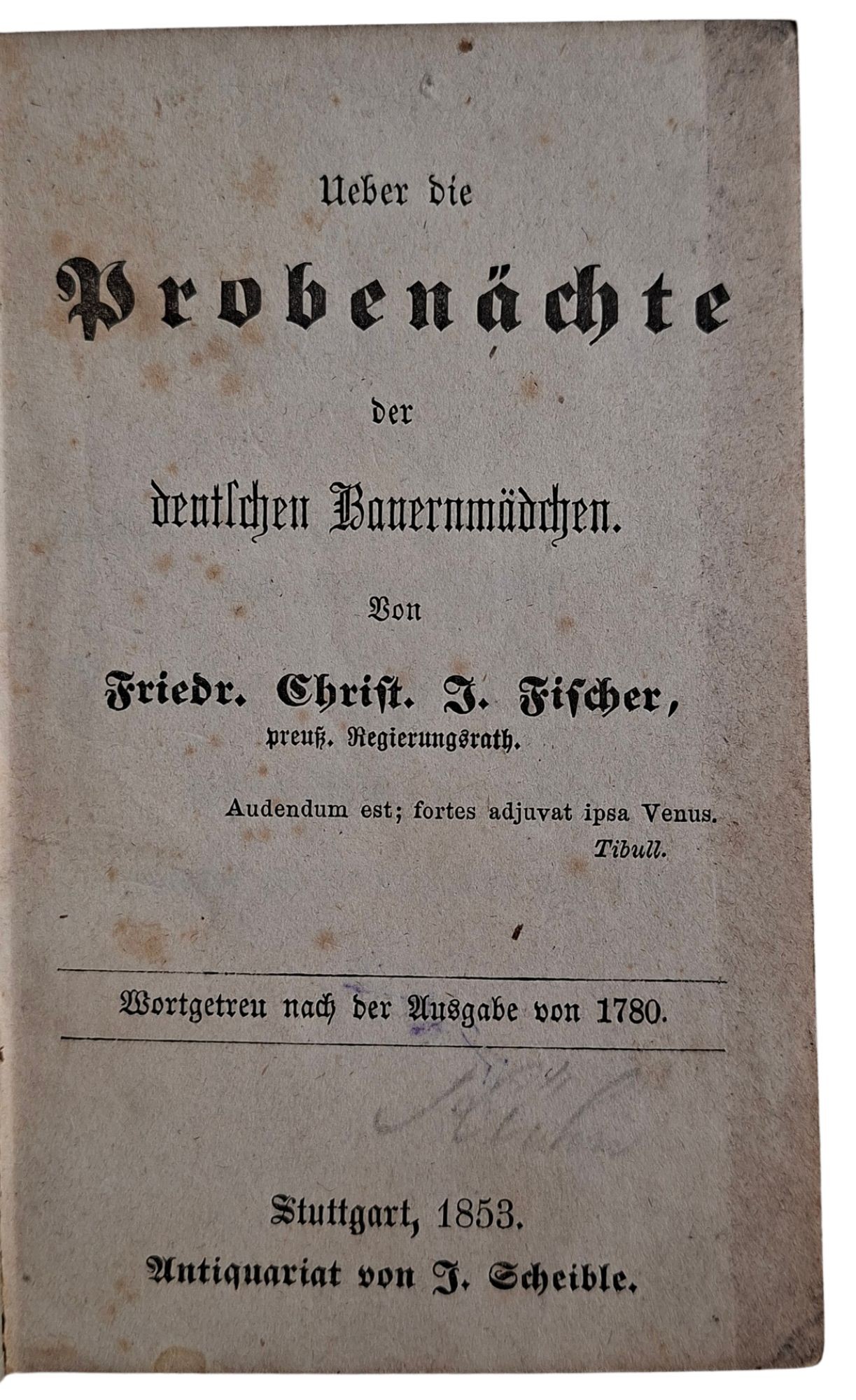 Ueber die Probenachte der teutschen Bauernmadchen - Image 2