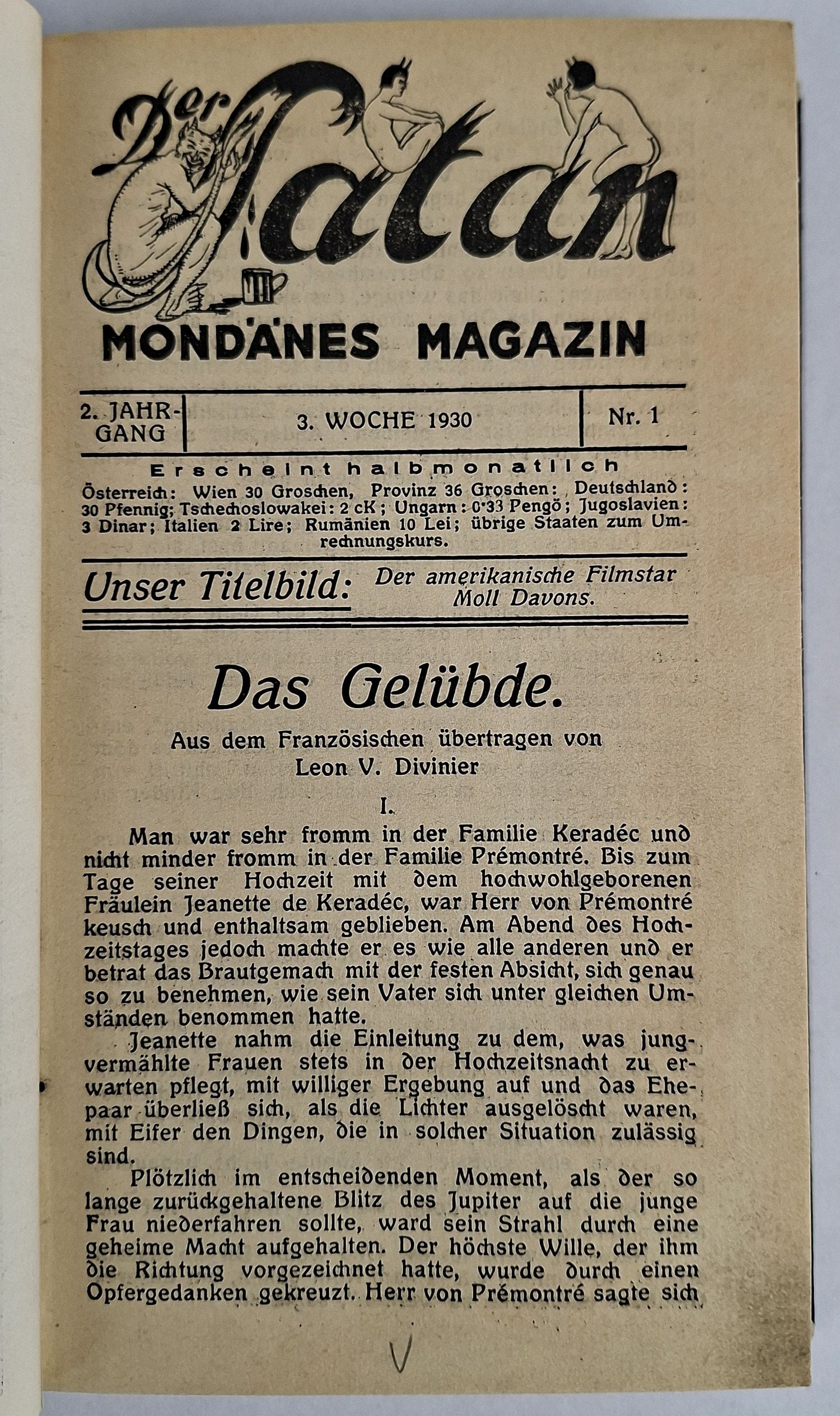 Der Satan. Mondanes Magazin Nr. 1-9 - Image 6