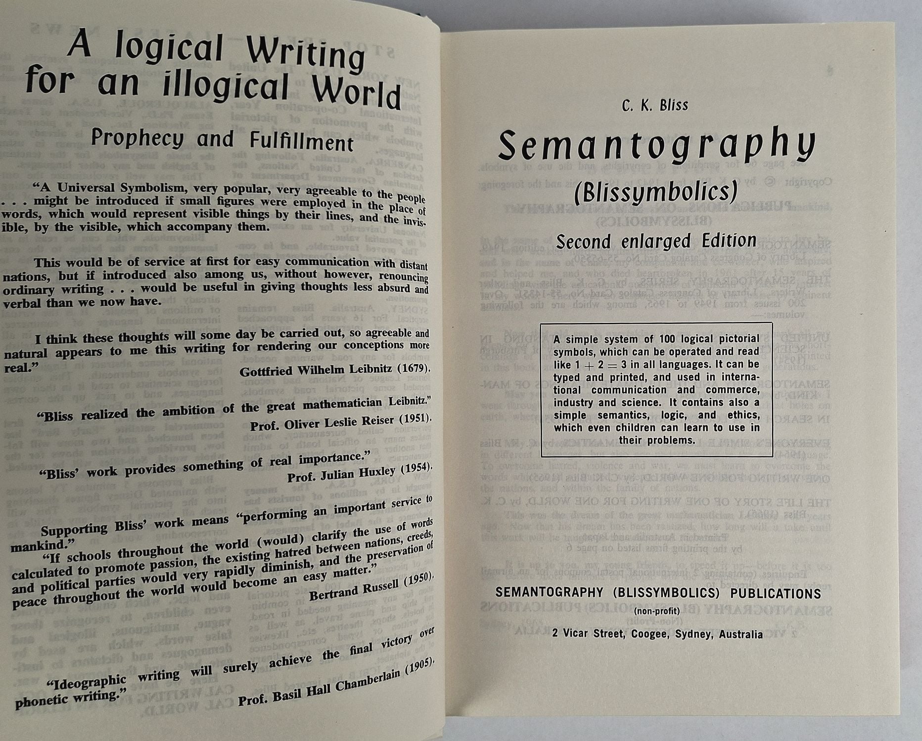 Semantography (Blissymbolics): A Logical Writing for an Illogical World - Image 2