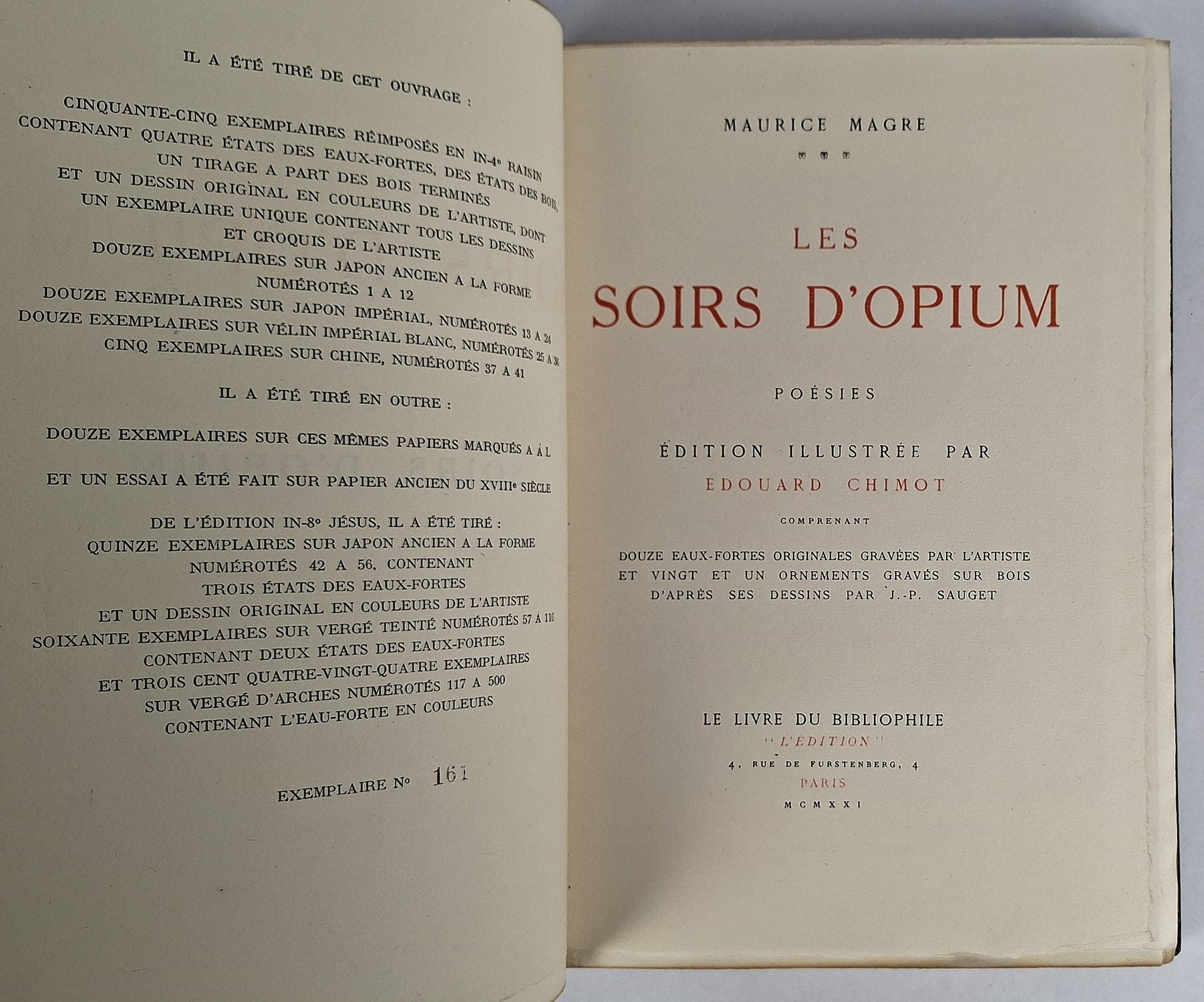 Les Soirs d'Opium. Poesies. - Image 3